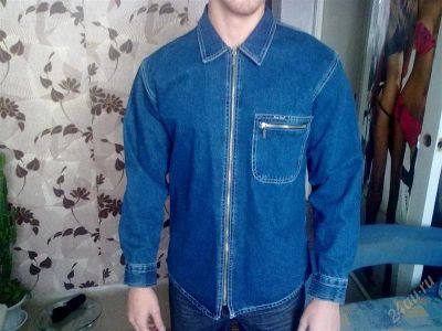 Лот: 797302. Фото: 1. Рубашка джинсовая Gee Jay. Верхняя одежда