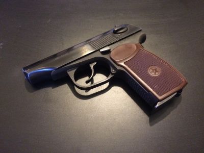 Лот: 6289277. Фото: 1. Пистолет макарова МР-654К с дулом... Пневматическое оружие
