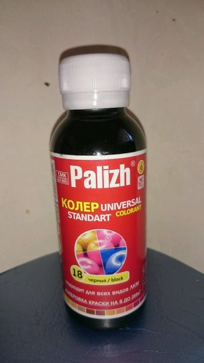Лот: 11701909. Фото: 1. Колер Palizh (чёрный) 140г. Краски, лаки, растворитель