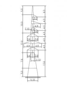 Лот: 11525143. Фото: 1. Анкерно угловая опора 1У110-8... Оборудование трансформаторных подстанций