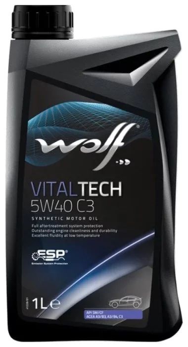 Лот: 16495068. Фото: 1. Масло WOLF VITALTECH 5W40 PI C3... Масла, жидкости