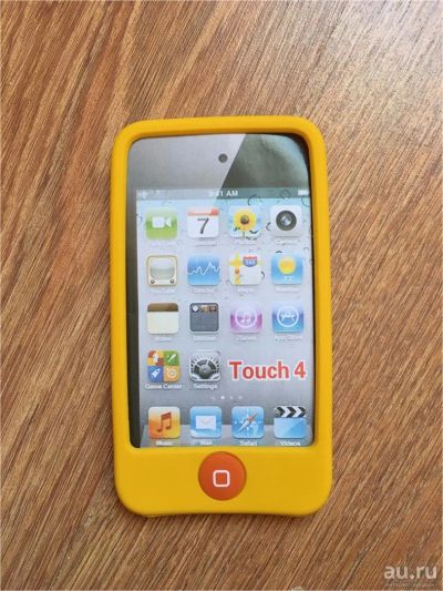 Лот: 8559501. Фото: 1. чехол оранжевый на ipod touch... Чехлы, бамперы