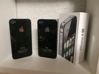 Лот: 12659328. Фото: 1. iPhone 4s 16gb black 2шт одним... Смартфоны