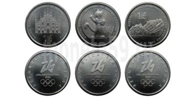 Лот: 25551817. Фото: 1. Италия 1/4 евро 2025 года. Олимпийские... Европа