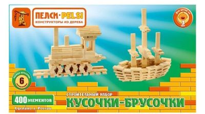 Лот: 9589499. Фото: 1. И685 строительный набор кусочки-брусочки... Развивающие