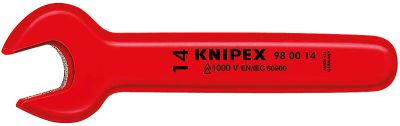 Лот: 8594890. Фото: 1. Ключ рожковый 12 мм VDE Knipex... Ручной инструмент