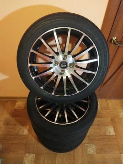 Лот: 15260624. Фото: 1. Диски с резиной R16 granta sport. Шины на дисках