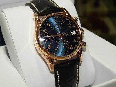 Лот: 6606199. Фото: 1. Часы золотые Gold Time. Драгоценные наручные часы