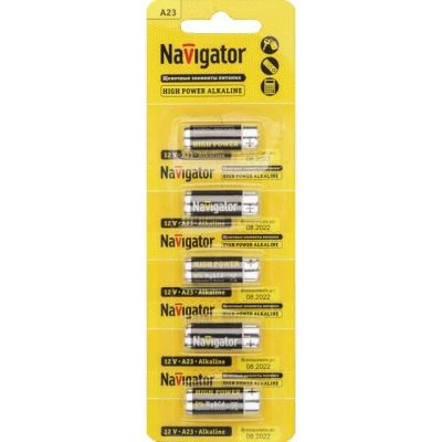 Лот: 12949248. Фото: 1. Батарейка Navigator 61464 А23... Батарейки, аккумуляторы, элементы питания