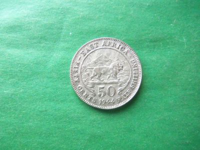 Лот: 19638998. Фото: 1. Восточная Африка 50 центов 1944... Африка