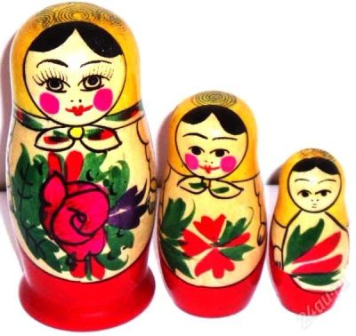 Лот: 2856745. Фото: 1. Матрешка 3 кукольная. Авторские куклы, игрушки, поделки