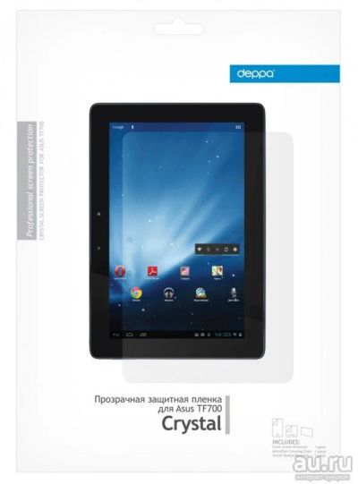 Лот: 8987587. Фото: 1. Защитная пленка Asus TF700, Deppa... Защитные стёкла, защитные плёнки