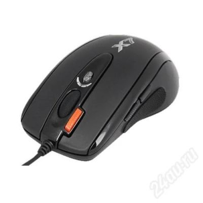 Лот: 706140. Фото: 1. A4tech X7-710BK black, USB. Клавиатуры и мыши