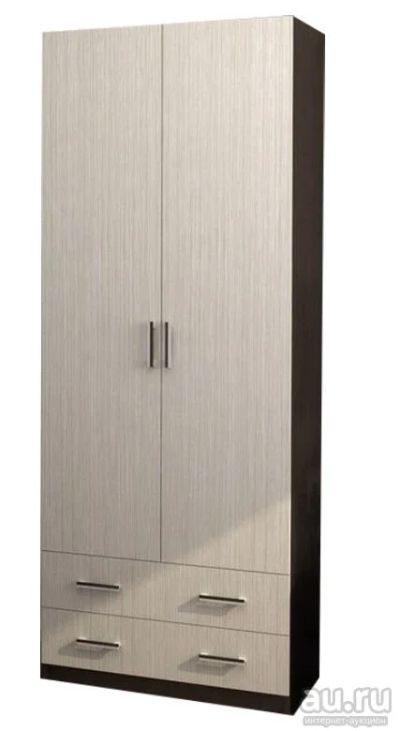 Лот: 15325152. Фото: 1. Шкаф "Дуэт" Белфорт/Венге (А). Шкафы, шкафы-купе