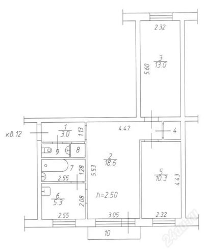 Лот: 1055511. Фото: 1. Продам 3-х комн квартиру ул. Высотная... Квартиры, студии