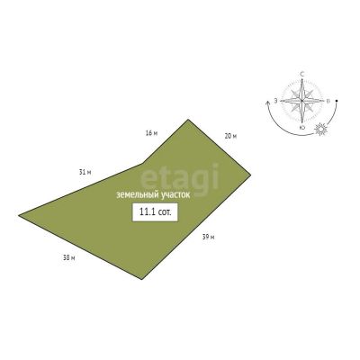 Лот: 25056159. Фото: 1. Продам участок 11.1 сот. Новосибирское... Земельные участки