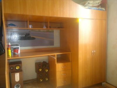 Лот: 4252663. Фото: 1. Стол-кровать-шкаф. Детские кровати и кроватки