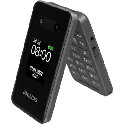 Лот: 22221077. Фото: 1. Телефон Philips Xenium E2602 Темно-серый. Кнопочные мобильные телефоны