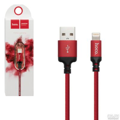 Лот: 13956879. Фото: 1. USB - Lightning дата кабель HOCO... Дата-кабели, переходники