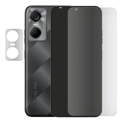 Лот: 24599571. Фото: 1. Защитное стекло Krutoff для Tecno... Защитные стёкла, защитные плёнки