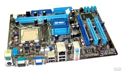 Лот: 12830388. Фото: 1. Материнская плата ASUS P5G41T-M... Материнские платы