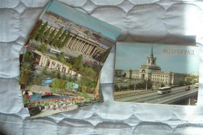 Лот: 2579828. Фото: 1. комплект открыток Волгоград 1989г. Открытки, конверты