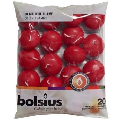 Лот: 22278088. Фото: 1. Свечи плавающие Bolsius 20 шт... Подсвечники, канделябры
