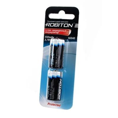 Лот: 21514432. Фото: 1. АКБ Li-ion 16340 550mAh 3.7V... Батарейки, аккумуляторы, элементы питания