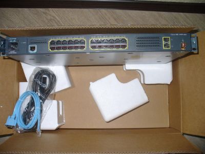 Лот: 7917912. Фото: 1. Коммутатор Cisco ME 3400 24TS-A. Коммутаторы