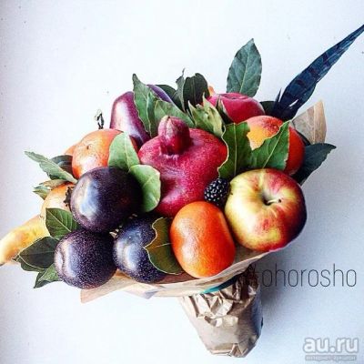 Лот: 9036132. Фото: 1. Букет "Фруктовый букет с ежевикой... Свежие цветы