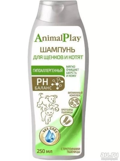 Лот: 13074361. Фото: 1. Animal Play Шампунь для котят... Косметика для животных