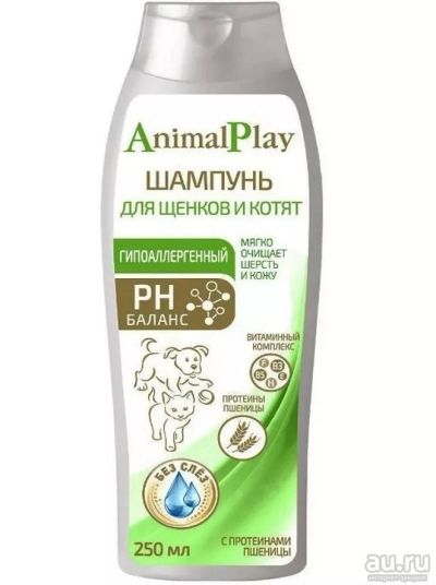 Лот: 13074361. Фото: 1. Animal Play Шампунь для котят... Косметика, лекарства