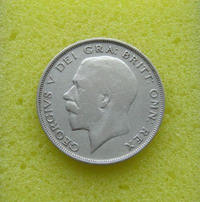 Лот: 10246072. Фото: 1. Полкроны 1921 года. Великобритания... Великобритания и острова