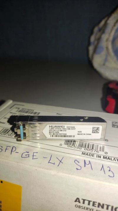 Лот: 19138697. Фото: 1. Трансивер Huawei SFP-GE-LX-SM1310. Проводные модемы