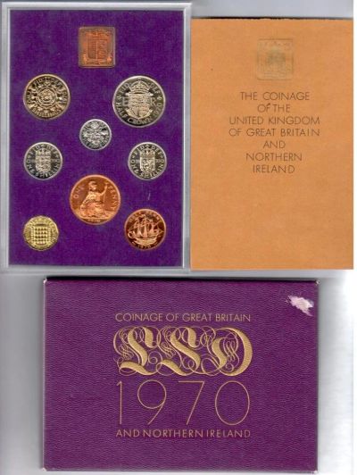 Лот: 11358689. Фото: 1. Великобритания 1970 Официальный... Великобритания и острова