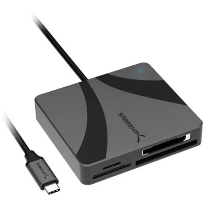 Лот: 23341370. Фото: 1. Картридер Sabrent USB-C Multi-Card... USB-флеш карты