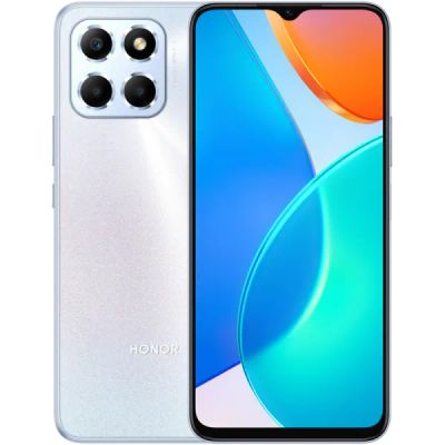 Лот: 22220095. Фото: 1. Смартфон HONOR X6 64GB Титановый... Смартфоны
