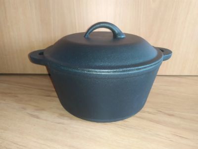 Лот: 7234516. Фото: 1. Кастрюля жаровня с ручками и крышкой... Кастрюли