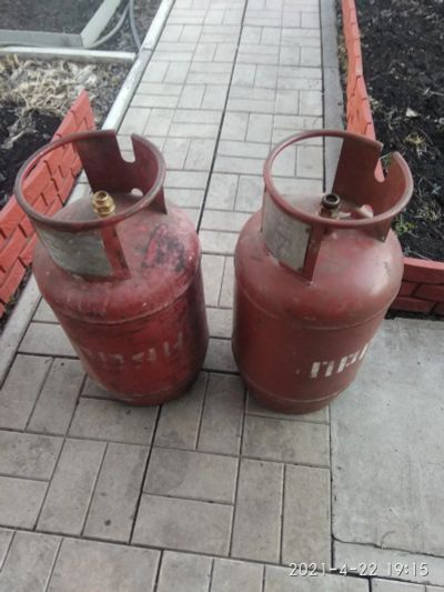 Лот: 17534248. Фото: 1. Баллон газовый. Баллоны, газ в баллонах