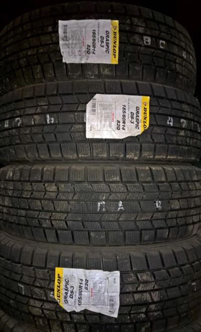 Лот: 6148184. Фото: 1. Шины 185/60 R14 Dunlop Graspic... Шины