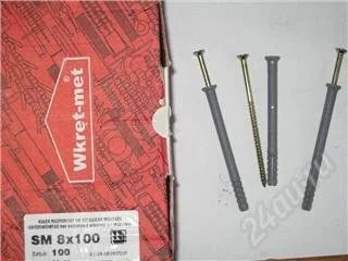 Лот: 72835. Фото: 1. Дюбель-гвоздь (Wkret-met) потай... Крепёж