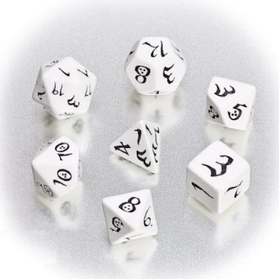 Лот: 7130623. Фото: 1. Кубики ДНД Эльфийские D&D. Настольные игры, карты