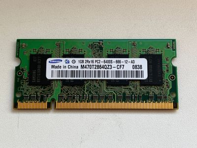 Лот: 19439976. Фото: 1. Samsung SoDimm DDR2, PC2-6400S-666-12-A3... Оперативная память