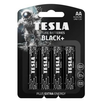 Лот: 24657984. Фото: 1. Батарейки Tesla Black+ LR6 (АА... Батарейки, аккумуляторы, элементы питания