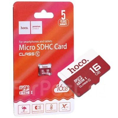 Лот: 20205925. Фото: 1. Карта памяти MicroSD Hoco (Class... Карты памяти