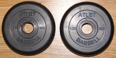 Лот: 6880699. Фото: 1. Диск обрезиненный (MB Barbell... Штанги, блины