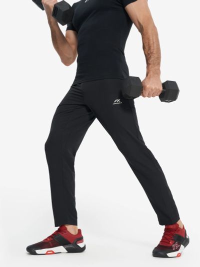 Лот: 25544702. Фото: 1. Брюки мужские Athlex, Черный. Спортивные брюки, штаны