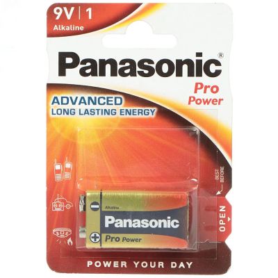 Лот: 24577873. Фото: 1. Батарейка Panasonic, 9V (6LR61... Батарейки, аккумуляторы, элементы питания