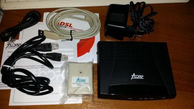Лот: 3567940. Фото: 1. ADSL-модем, маршутизатор Acorp... Проводные модемы