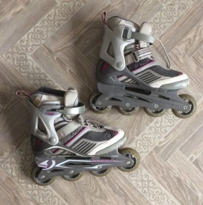 Лот: 13341504. Фото: 1. Ролики женские Rollerblad fitness... Роликовые коньки, скейтборды, самокаты